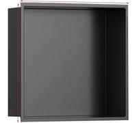 CucCe Niche en Acier Inoxydable, étagère de Douche encastrée for cloison de Salle de Bain, for Salle d'étude, Salon, Club-House, immeuble de Bureaux(32x32cm)