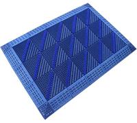 CucCe Paillasson d'extérieur antidérapant et robuste à emboîter pour garage, terrasse (60 x 120 cm)