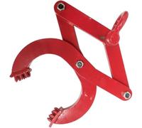 CucCe Pince de levage pour marbre Pince à plaques de marbre, levage rouge 1 tonne, tête dentée en acier, for palettes et caisses en bois