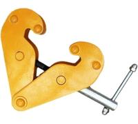 CucCe Pince de levage pour marbre Pinces de levage à poutre en I jaunes, adaptées à la métallurgie, au transport, aux chemins de fer et aux ports(3T)