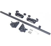 CucCe Rails pour échelle roulante Kit de quincaillerie for échelle de bibliothèque coulissante robuste, épaisseur limitée à 2,5 cm (échelle non incluse)(3.3ft/100cm track kit)