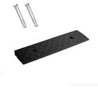 CucCe Rampes Rampes en Plastique for trottoirs, trottoirs, garages, quais de Chargement et seuils(Svart,50 * 13 * 3cm)