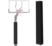 CucCe Rembourrage de Poteau de Basket-Ball Enveloppant, Coussin de Protection imperméable Toutes Saisons for Garage de sous-Sol(Black,4"x4"(10x10cm))