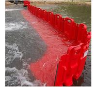 CucCe Sac de Sable activé par l'eau Barrière Anti-inondation, déflecteur d'eau en L, Drainage d'urgence for Un contrôle Efficace des inondations, déflecteur d'eau, Lot de 2, ABS Mobile