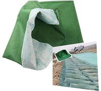 CucCe Sac de Sable activé par l'eau Barrière Anti-inondation, Lot de 100 Sacs de Sable for Protection des pentes d'autoroute, Sac de contrôle des inondations, Protection des rivières, matériau PP