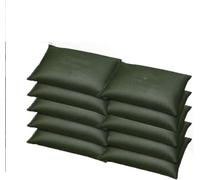 CucCe Sac de Sable activé par l'eau Sacs de Sable Anti-inondation Auto-absorbants, en Toile épaisse, for Porte d'entrée, Garage, Balcon, Lot de 10(25x50cm)