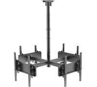 CucCe Support TV réglable à 4 côtés - Support de plafond réglable pour TV LCD LED 4K de 32 à 50 pouces - Écran plat - Élévateur de télévision électrique