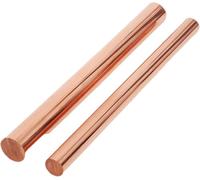 CucCe Tige en cuivre massif Tige ronde en cuivre pur de 38 mm diamètre, tige nu, utilisée for le travail des métaux et les travaux manuels, 1 pièce(38 * 300mm)