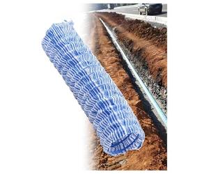 CucCe Tuyau Flexible perméable Tuyau d'évacuation paysager Flexible ondulé perforé diamètre 50 mm, Tuyau à la française (8 m)