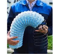CucCe Tuyau Flexible perméable Tuyaux de Drainage français, tuyaux de Drainage Flexibles perforés avec Fil d'acier, for Cours, allées et Champs(Long 1800cm(59.1ft))