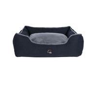 HKM Lit pour chien Buddy avec coussin amovible - Lit lavable en 3 tailles : lit pour chien grands, moyens et petits chiens. Dessous imperméable pour une utilisation en extérieur. (L)