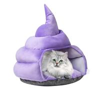 Cuccia per Gatti coperta, Cuccia per Gatti a Forma di cacca - Comode cucce per animali domestici, morbida capanna per gatti, per gatti, forniture per animali domestici per Gatti e cani di piccol