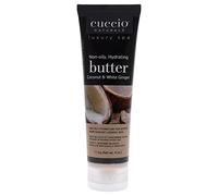 Cuccio Beurre Hydratant Noix de Coco/Gingembre Blanc pour Unisexe Corporel 4 oz