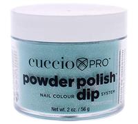 Cuccio Jade avec paillettes argentées Vernis à ongles Dip Système Immersion à poudre