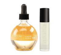 Cuccio Naturale Cuticle Revitalizing Oil Set - Milk and Honey For Unisex 2 Pc 2.5oz Eyedropper, 0.33oz Rollerball