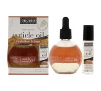 Cuccio Naturale Cuticle Revitalizing Oil Set - Vanilla Bean and Sugar For Unisex 2 Pc 2.5oz Eyedropper, 0.33oz Rollerball