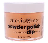Cuccio Vernis à ongles en poudre acrylique Système de trempage 45 g Orange carotte