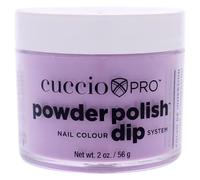 Cuccio Vernis à ongles en poudre - Système de trempage de couleur acrylique - 45 g (1,6 oz) - Fox Grape Purple