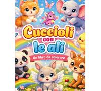 Cuccioli con le ali: Un libro da colorare