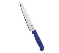Cuchillo de cocina 165mm - Mango: Polipropileno Azul Acero: MBS-26 - Filo: SpyderEdge