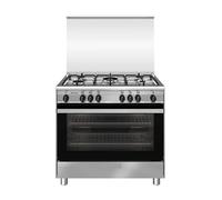 CUCINA 90CM 5F/GAS F.GAS MULTI VENT. GRILL EL.INOX