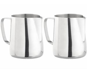 Cucina Dimodena 2 pots à lait gradués en acier inoxydable - 580 ml