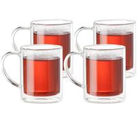 Cucina Dimodena 4 mugs à double paroi