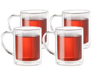 Cucina Dimodena 4 mugs à double paroi