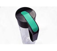 Cucina Sana Carafe avec infuseur à fruits, 2 l, carafe à eau infusée en Tritan, 100 % sans BPA, passe au lave-vaisselle (menthe)