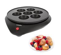 CucinaPro Machine à beignet Pan Ebelskiver Baker cuisinière électrique pour trous de beigne et gâteau pop avec Surface antiadhésive