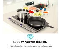 Cucinata Table de cuisson à induction 3100W 10 niveaux de puissance