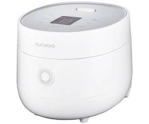 CUCKOO CR-0675F | 6 tasses (non cuites) cuiseur à riz | 13 options de menu : quinoa, flocons d'avoine, riz brun et plus, écran tactile, pot intérieur antiadhésif | blanc