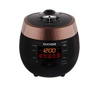 Cuckoo CRP-R0607F Cuiseur à riz noir, marron rouille avec fonction de cuisson-vapeur