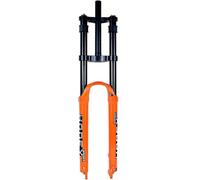 CUCKQUIC Fourche à air pour VTT de Descente 26/27,5/29", Tube Droit 1-1/8", Double épaulement, débattement 140 mm, Blocage Rapide 9x100 mm C,27.5in