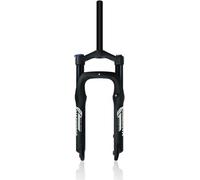 CUCKQUIC Fourche à Suspension pour Fat Bike 20/26x4.0, Fourche Avant à air VTT, Tube Droit 1-1/8'', Frein à Disque QR, débattement de 100 mm, réglage du Rebond B,20in