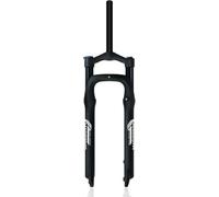 CUCKQUIC Fourche à Suspension pour Fat Bike 20/26x4.0, Fourche Avant à air VTT, Tube Droit 1-1/8'', Frein à Disque QR, débattement de 100 mm, réglage du Rebond B,26in