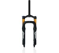 CUCKQUIC Fourche à Suspension pour Fat Bike 20/26x4.0, Fourche Avant à air VTT, Tube Droit 1-1/8'', Frein à Disque QR, débattement de 100 mm, réglage du Rebond A,20in