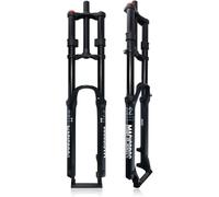 CUCKQUIC Fourche à Suspension VTT Double épaulement, débattement de 160 mm, 2,8 cm, Frein à Disque Descente, Compatible avec Roues de 26, 27,5 et 29 Pouces. A,26in