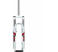 CUCKQUIC Fourche Avant de vélo à Suspension VTT 26 Pouces, débattement de 1-1/8 Pouce, Freins à Disque/V-Brake de 100 mm, Blocage Rapide 9 mm, Commande à l'épaule B,26in