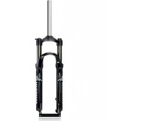 CUCKQUIC Fourche Avant de vélo à Suspension VTT 26 Pouces, débattement de 1-1/8 Pouce, Freins à Disque/V-Brake de 100 mm, Blocage Rapide 9 mm, Commande à l'épaule F,26in