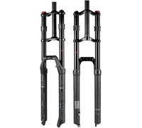 CUCKQUIC Fourche Avant de VTT à Suspension pneumatique DH 27,5/29", Double épaulement, Tube Droit, Amortisseur ultraléger 29in