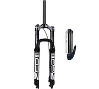 CUCKQUIC Fourche Avant VTT à Suspension, 26/27,5/29 Pouces, Débattement 160 mm, Réglage du Rebond, Axe QR 9 mm, Adaptée XC, AM et Descente B,26in