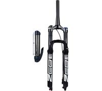 CUCKQUIC Fourche Avant VTT à Suspension, 26/27,5/29 Pouces, Débattement 160 mm, Réglage du Rebond, Axe QR 9 mm, Adaptée XC, AM et Descente D,26in