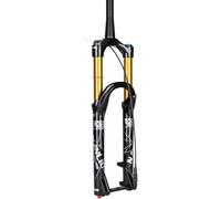 CUCKQUIC Fourche Suspendue pour vélo de Descente avec Suspension pneumatique, débattement de 160 mm, axe traversant 100 x 15 mm, Freins à Disque, réglage de la Tension, 26/27,5/29 Pouces A,29in