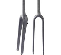 CUCKQUIC Gravel Fibre De Carbone Vélo De Route Fourche Rigide 700C 1-1/8'' Tube Droit/Conique Fourche Avant pour Vélo Frein À Disque QR 9X100mm Fourche Rigide pour Vélo B-Tapered