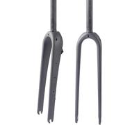 CUCKQUIC Gravel Fibre De Carbone Vélo De Route Fourche Rigide 700C 1-1/8'' Tube Droit/Conique Fourche Avant pour Vélo Frein À Disque QR 9X100mm Fourche Rigide pour Vélo B-Straight