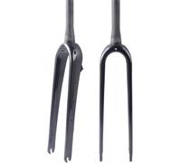 CUCKQUIC Gravel Fibre De Carbone Vélo De Route Fourche Rigide 700C 1-1/8'' Tube Droit/Conique Fourche Avant pour Vélo Frein À Disque QR 9X100mm Fourche Rigide pour Vélo A-Tapered