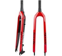 CUCKQUIC ourche Rigide VTT 26/27,5/29'' Fibre Carbone, Tube Conique 28,6 Mm 1-1/2'', Frein Disque, Fourche Avant pour Vélo QR E,29in