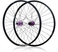 CUCKQUIC Paire de Roues VTT 29/27,5/29 Pouces, axe traversant, Roue Avant 15x100 mm/Roue arrière 12x142/148 mm, Freins à Disque, moyeux 32 Trous, Compatible avec 8 à 11 Vitesses C 27.5in,F100R142