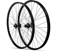 CUCKQUIC Paire de Roues VTT 29/27,5/29 Pouces, axe traversant, Roue Avant 15x100 mm/Roue arrière 12x142/148 mm, Freins à Disque, moyeux 32 Trous, Compatible avec 8 à 11 Vitesses A 29in,F100R148